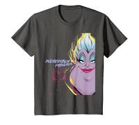 Disney Villains the Little Mermaid Ursula Totally Fabulous T-Shirt, Kinder, Anthrazit, 92