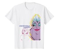 Disney Villains the Little Mermaid Ursula Totally Fabulous T-Shirt, Kinder, Weiß, 92