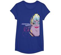 Disney Villains the Little Mermaid Ursula Totally Fabulous T-Shirt, Mädchen, Königsblau, S