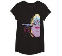 Disney Villains the Little Mermaid Ursula Totally Fabulous T-Shirt, Mädchen, Schwarz, L