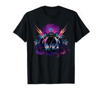 Disney Villains Ursula 90s Rock Band Neon T-Shirt