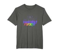 Disney Villains Ursula Fabulously Fierce Rainbow Text T-Shirt