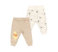 Disney Winnie Puuh Baby Hose für Jungen und Mädchen - Babyhose Babykleidung Beige/Braun (2er Pack) (DE/NL/SE/PL, Numerisch, 62, 68)