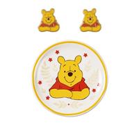 Disney Geschenkset Ohrringe & Schmucktablett Winnie Puuh SF00676L.PH – Messing, Einheitsgröße