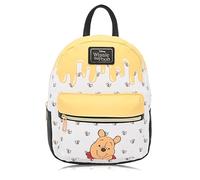 Disney Winnie Puuh Rucksack für Damen, Herren, Unisex, niedlicher Mini-Rucksack aus PU-Leder, 25,4 cm, Winnie The Pooh, Mini