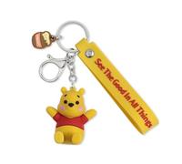 Disney Winnie Puuh Schlüsselanhänger für Mädchen, gelb, Einheitsgröße, Retro