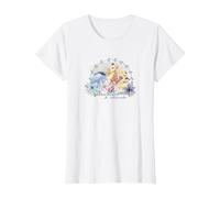 Disney Winnie The Pooh And Friends Floral Portrait T-Shirt, Damen, Weiß, S