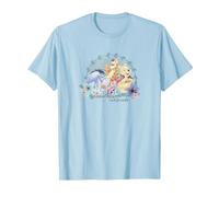 Disney Winnie The Pooh And Friends Floral Portrait T-Shirt, Herren, Himmelblau, XL