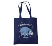 Disney Winnie The Pooh Eeyore Introvert Wiederverwendbare Tragetasche für Einkauf & Reisen, Navy
