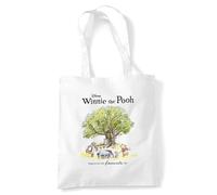 Disney Winnie The Pooh Favourite Day Poster Wiederverwendbare Tragetasche für Einkauf & Reisen, Weiß