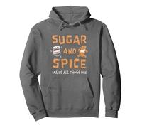 Disney Winnie the Pooh Gingerbread Cookie Sugar and Spice Pullover Hoodie, Unisex für Erwachsene, Anthrazit, XXL