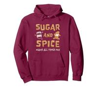 Disney Winnie the Pooh Gingerbread Cookie Sugar and Spice Pullover Hoodie, Unisex für Erwachsene, Kastanienbraun, S