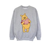 Disney - "Winnie The Pooh Heart Eyes" Sweatshirt für Mädchen (Grau) 12-13A / 152-158cm