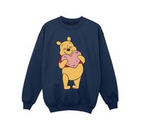 Disney - "Winnie The Pooh Heart Eyes" Sweatshirt für Mädchen (Marineblau) 5-6A / 110-116cm