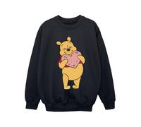 Disney - "Winnie The Pooh Heart Eyes" Sweatshirt für Mädchen (Schwarz) 12-13A / 152-158cm