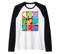 Disney Winnie the Pooh Heffalumps & Woozles Grid Raglan