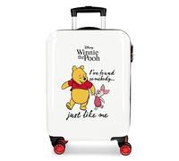 Disney Winnie The Pooh Kabinentrolley, Mehrfarbig, 38 x 55 x 20 cm, ABS, seitlicher Kombinationsverschluss, 34 l, 2 kg, 4 Räder