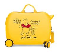 Disney Winnie The Pooh Kinderkoffer, Ocker, 50 x 39 x 20 cm, starr, ABS-Kombinationsverschluss, seitlich 78 l, 1,8 kg, 4 Räder, Handgepäck, gelb, Kinderkoffer