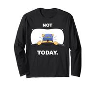 Disney Winnie the Pooh "Not Today" Funny Staying in Bed Langarmshirt