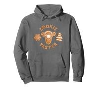 Disney Winnie the Pooh Tigger Gingerbread Cookie Taster Pullover Hoodie, Unisex für Erwachsene, Anthrazit, M