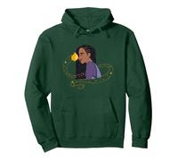 Disney Wish Asha and Star Nose to Nose Cute Pullover Hoodie, Unisex für Erwachsene, Waldgrün, XXL