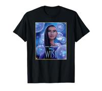 Disney Wish Asha Character Poster Image and Movie Logo T-Shirt
