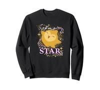 Disney Wish I'm A Star Cosmic Sparkle Portrait Pink Logo Sweatshirt