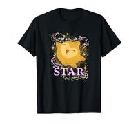 Disney Wish I'm A Star Cosmic Sparkle Portrait Pink Logo T-Shirt