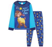Disney Wish Schlafanzug für Mädchen Lang - 3-12 Jahre - Kinder Pyjama Mädchen Geschenke für Mädchen (Blau Wish, 9-10 Jahre)