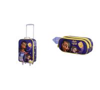 Disney Wish Star - Soft 3D Trolley-Koffer + 3D Doppelfedermäppchen