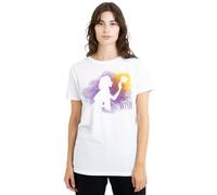 Disney Wish Watercolour Star Damen T-Shirt, Weiß, S