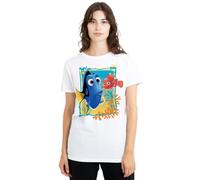 Disney Women's Finding Dory Nemo Ladies, White T-Shirt, S