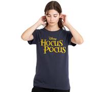 Disney Women's Hocus Pocus Logo Ladies, Deep Navy T-Shirt, XL