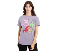 Disney Women's The Little Mermaid Ariel 3rd Birthday Ladies, Lavendar T-Shirt, XL
