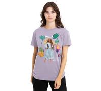 Disney Women's The Little Mermaid Ariel, Island Girl Ladies, Lavendar T-Shirt, M
