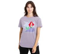 Disney Women's The Little Mermaid Ariel Splash Ladies, Lavendar T-Shirt, Large