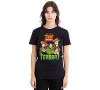Disney Women's Toy Story Group Terror Ladies, Black T-Shirt, M