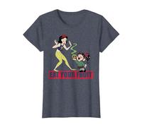Disney Wreck It Ralph 2 Comfy Princess Snow White T-Shirt T-Shirt, Damen, Blau Meliert, S