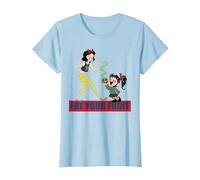 Disney Wreck It Ralph 2 Comfy Princess Snow White T-Shirt T-Shirt, Damen, Himmelblau, XXL