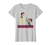 Disney Wreck It Ralph 2 Comfy Princess Snow White T-Shirt T-Shirt, Damen, Silber, XXL