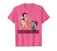 Disney Wreck It Ralph 2 Comfy Princess Snow White T-Shirt T-Shirt, Herren, Rosa Meliert, XL
