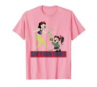 Disney Wreck It Ralph 2 Comfy Princess Snow White T-Shirt T-Shirt, Herren, Rosa, XXL