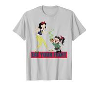Disney Wreck It Ralph 2 Comfy Princess Snow White T-Shirt T-Shirt, Herren, Silber, L