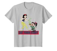 Disney Wreck It Ralph 2 Comfy Princess Snow White T-Shirt T-Shirt, Kinder, Silber, 104
