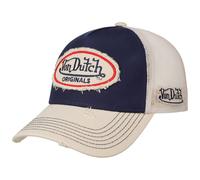 Distressed Urban Trucker Cap by Von Dutch cremeweiß One Size
