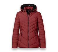 District Winter-Steppjacke Kaprun (mit Kapuze, wasserabweisend) rot Damen, Größe 36