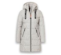 District Winter-Steppmantel Alberta (3D-Print, wasserabweisend) sandbeige Damen, Größe 36