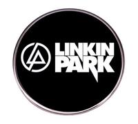 Distrigeek Linkin Park Pin Logo Metall rund Badge Musik Band Metall Rock