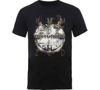 Disturbed T Shirt Immortalized Band Logo Symbol Nue offiziell Herren Schwarz M