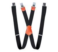 Diuyzoc Herren-Hosenträger, wertet jedes Outfit auf, 3,8 x 120 cm, Unisex, elastische 4-Clip-Tragetasche, elastische Träger, weit verbreitet, für Arbeit, Einkaufen, Verabredungen